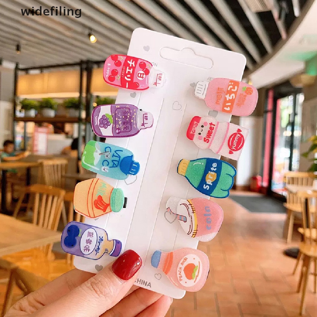Set 10 Kẹp Tóc Mỏ Vịt Mini Dễ Thương Cho Nữ