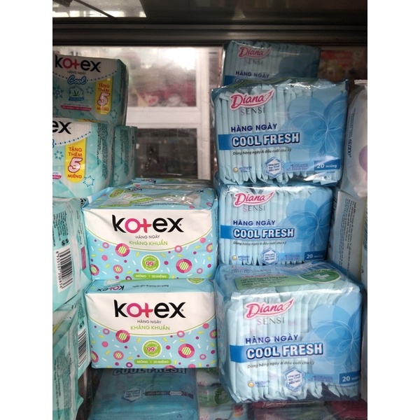 Băng vệ sinh hàng ngày Diana Sensi Cool Fresh 20 miếng