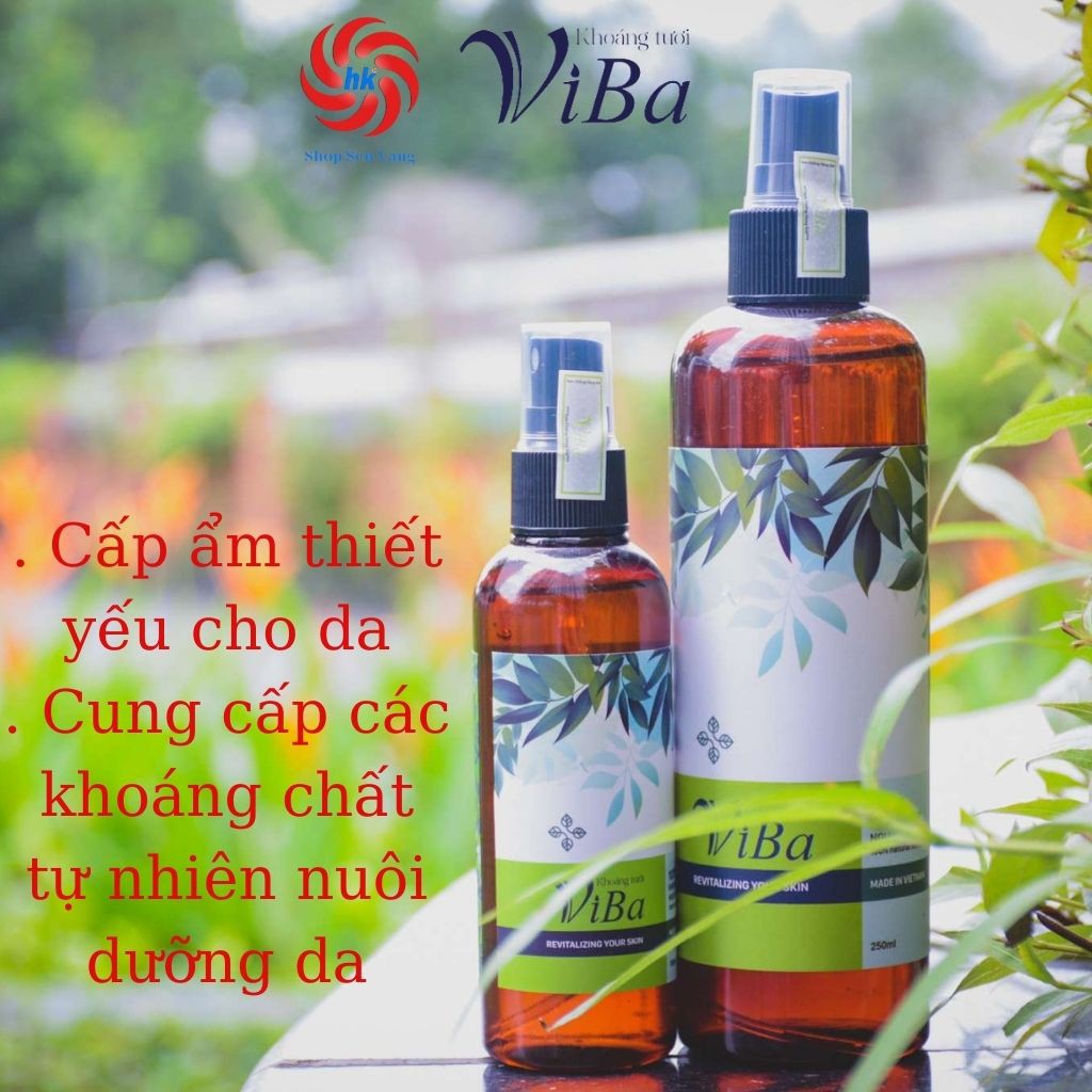 Xịt Khoáng Tươi ViBa 100ml cấp, dưỡng ẩm, kiềm da dầu, khoá trang điểm - shopsenvang | BigBuy360 - bigbuy360.vn