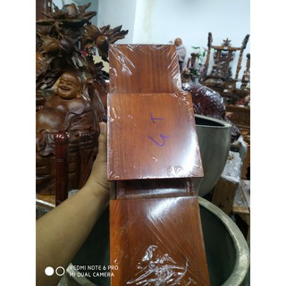 Đôn Gỗ Tam Cấp Bông Sen Nổi