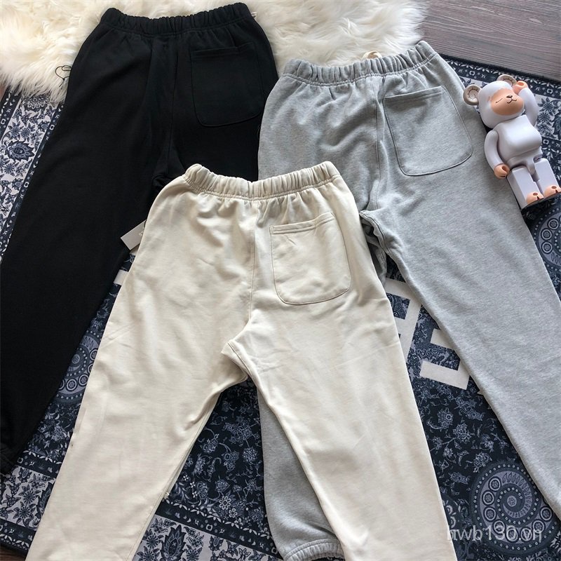 FEAR OF GODClassic All-Matching Trousers Fashion BrandFOGEuropean and American High Street Big Talker Same Style Men and Women Casual Sweatpants
