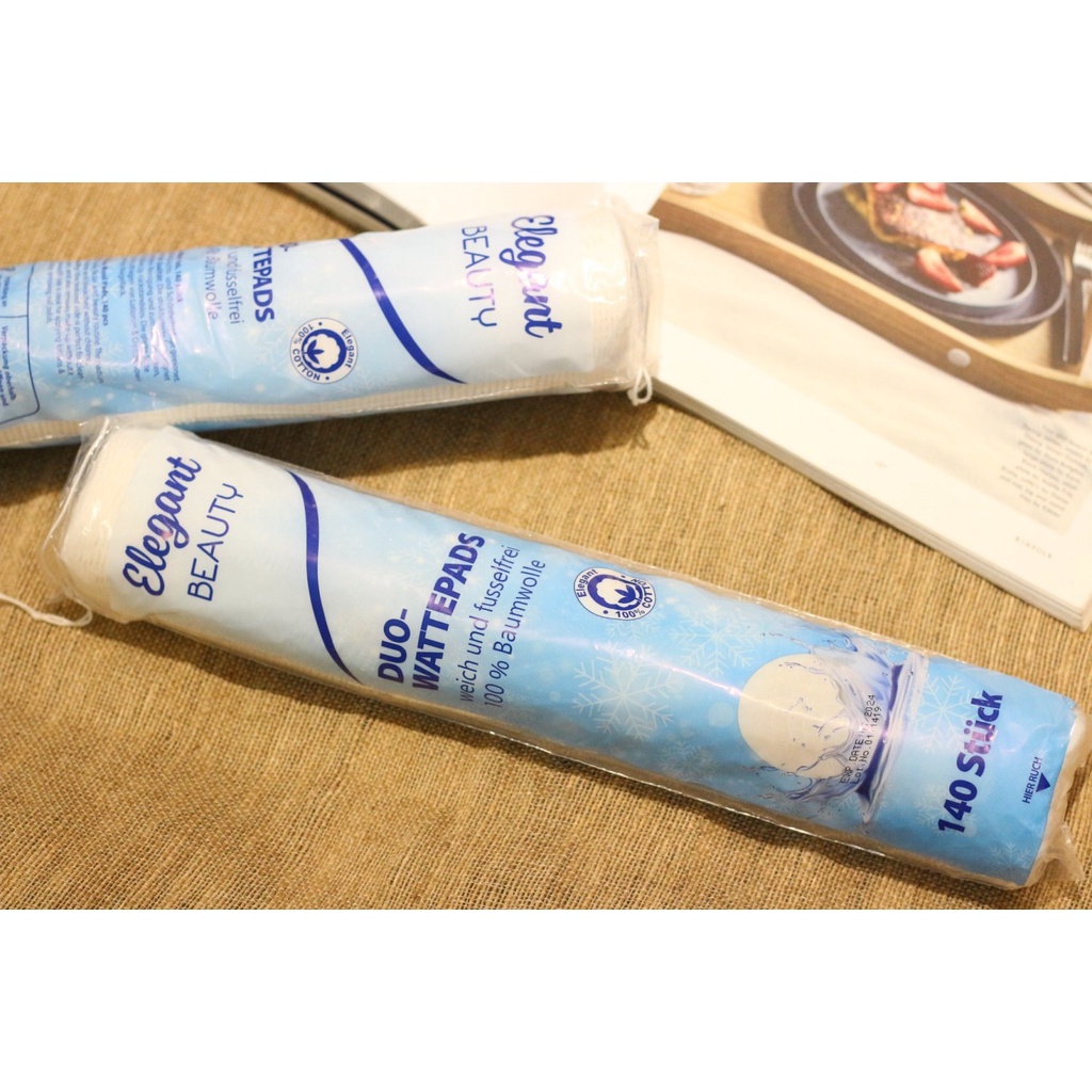 Bông Tẩy Trang Elegant Beauty 140 Miếng Cocolux