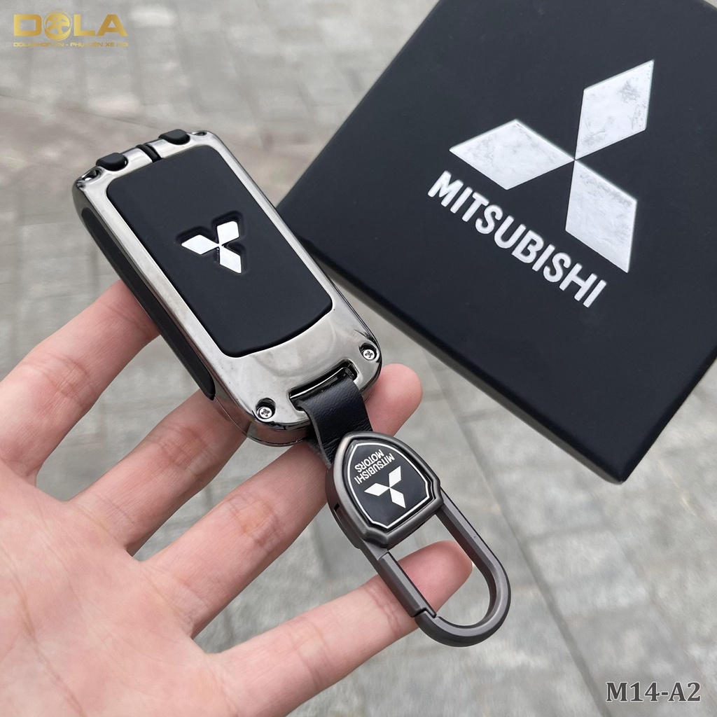 Vỏ ốp khoá xe hơi, Bọc chìa smartkey ô tô Mitsubishi outlander, xpander