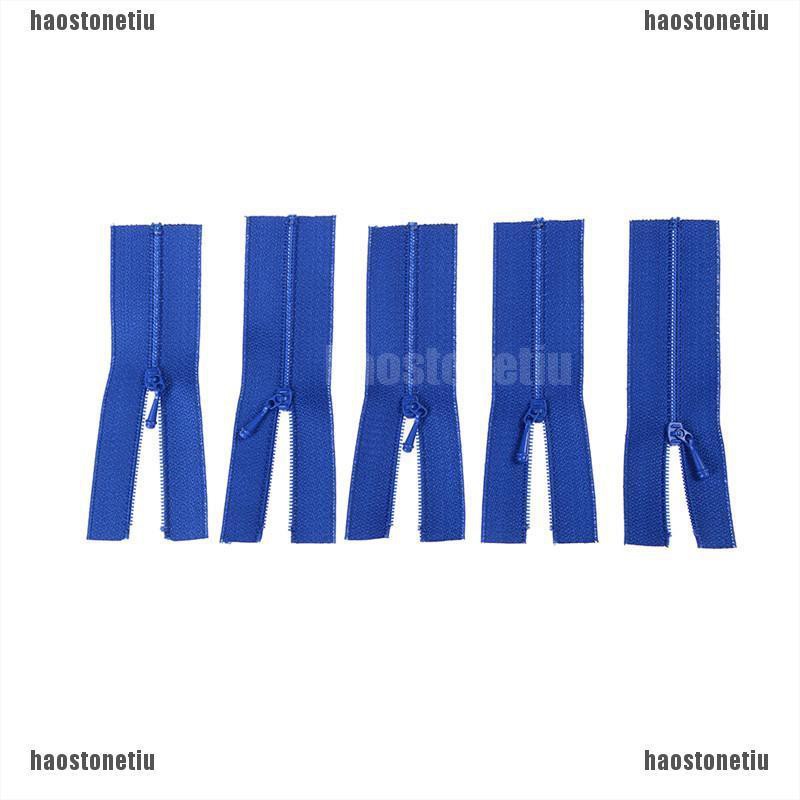 Set 5 Dây Khóa Kéo Mini Dùng May Quần Áo Búp Bê DIY