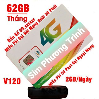{FREE 30 NGÀY}Sim 4G Viettel gói V120 60GB/Tháng {2GB/Ngày} miễn phí gọi nội mạng
