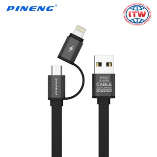 Cáp 2 đầu Micro USB và Lightning Pineng PN-304