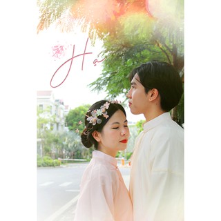 Áo tấc Hồng đào dành cho Nữ (Set Hạ)