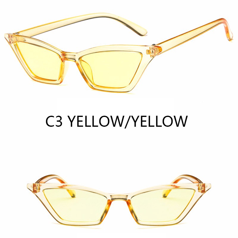 Vintage Cat Eye Small Sunglasses Women/Men Protect UV400 Retro Sun Glasses