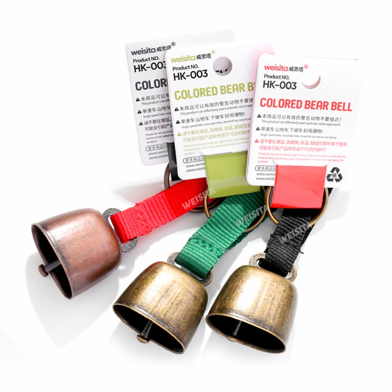 Chuông Sinh Tồn Hình Gấu Bằng Hợp Kim Chuyên Dụng Cho Hoạt Động Ngoài Trời