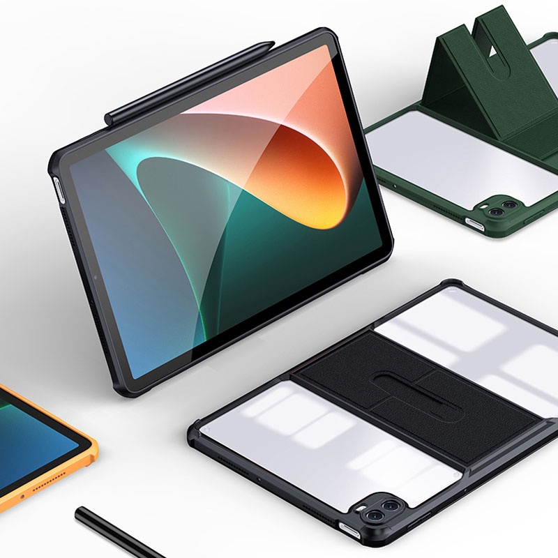 Ốp lưng XUNDD Xiaomi Pad 5 / 5 Pro Chống trầy, Chống sốc, Viền TPU, Mặt lưng chân đế