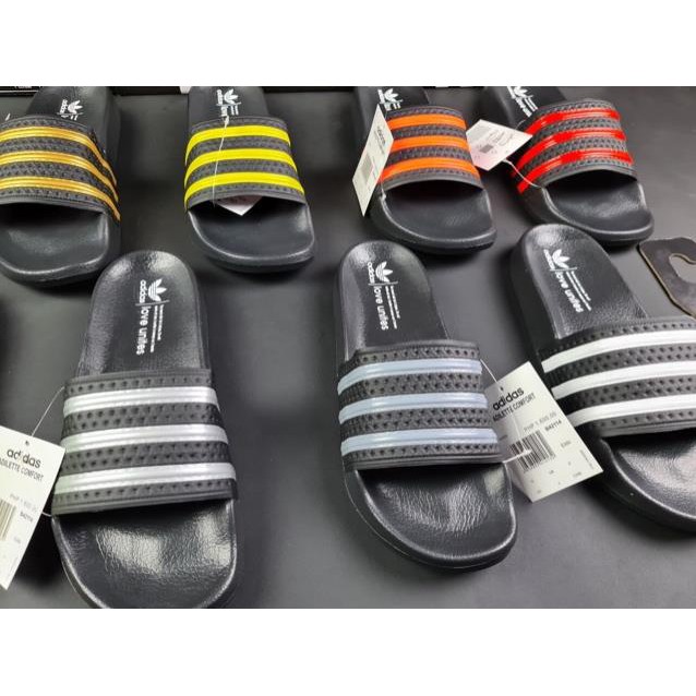 x '.. 10.10 DÉP ADIDAS ADILETTE Chính Hãng - FULL BOX - Dép Bánh Mì Đen . [ SALE ] . . . : ⚡ new Ll . . . hot ³ '\ ; m n