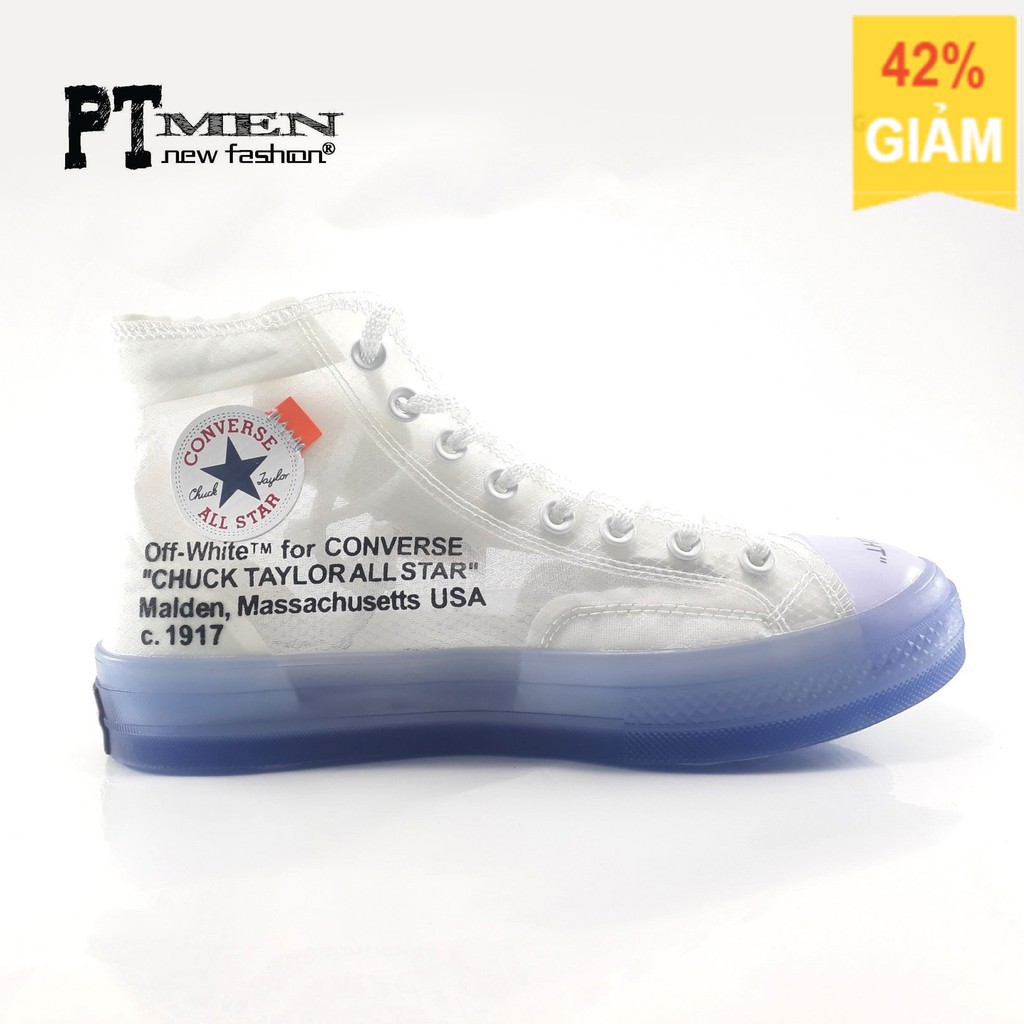 LV-NEW ⚡ Chuẩn Auth Giày Sneaker CONVERS OFF WHITE | Sale Rẻ | Có Sẵn 2020 . new 2020 . 🔥 XIÊU RẺ