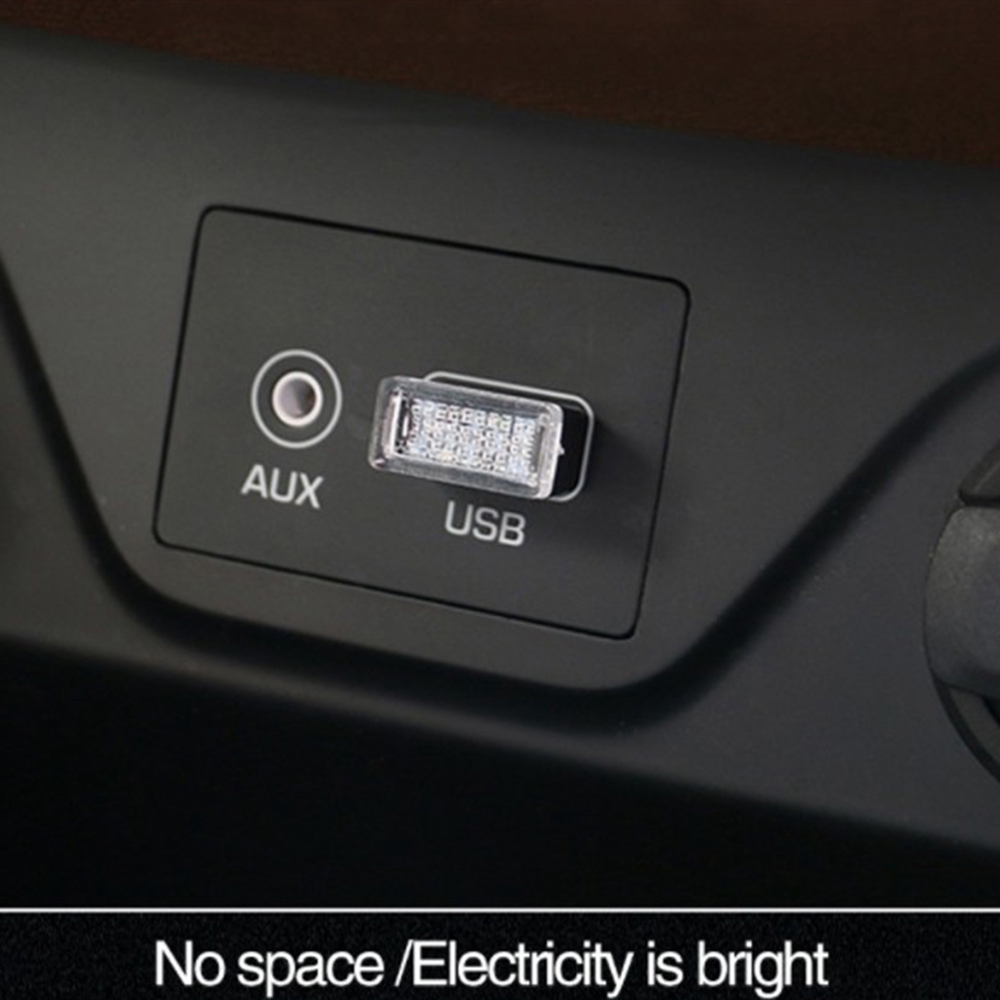 Đèn led mini cổng USB tiện lợi cho xe hơi