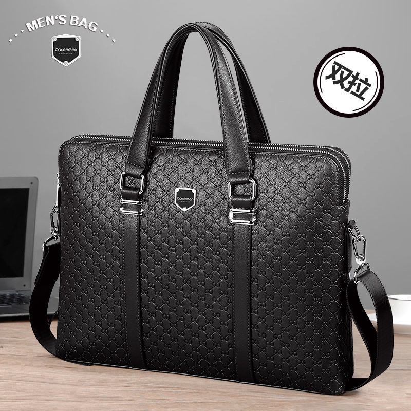 Túi da mềm đựng Laptop 14 Inch NSGSB33 73Ns phong cách doanh nhân cho nam