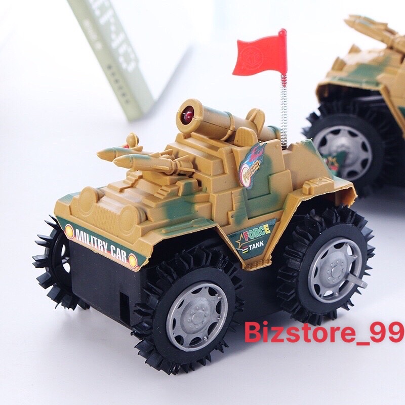 Đồ chơi xe tăng chạy bằng bin có nhạc và đi được