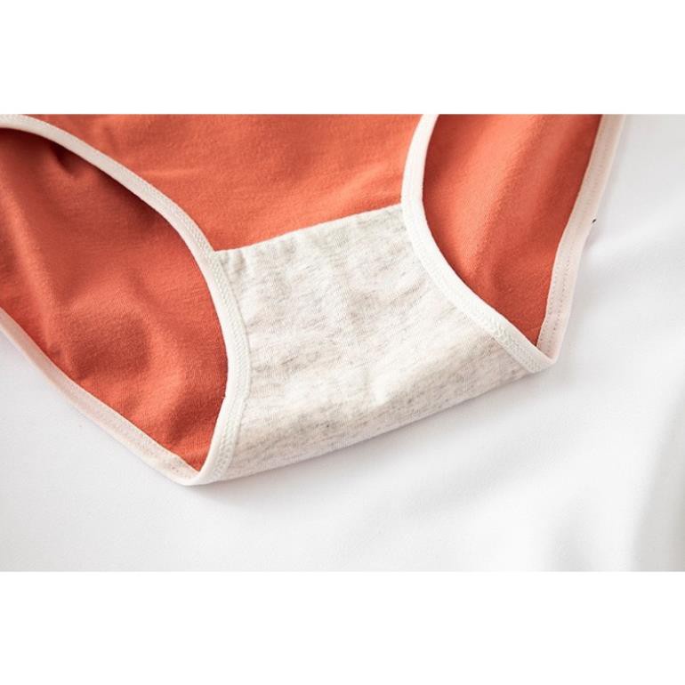 Quần Lót Nữ Quần Lót Nữ Cotton Trơn Mềm Mại Tôn Dáng Phối icon dễ thưowng  A328