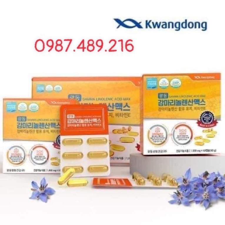 [SỈ TẬN GỐC] Viên Uống Hoa Anh Thảo KWANGDONG Hàn Quốc [ Hàng Mới Về ]