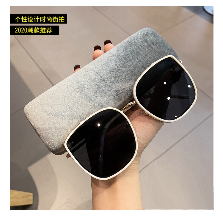 Kính Mát Chống Tia UV Gọng Lớn Phong Cách Harajuku Hàn Quốc Mới 2022 Cho Nữ