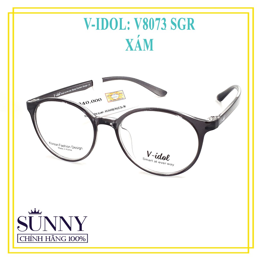 Gọng kính nam nữ thời trang Vidol V8073 chính hãng
