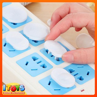 Combo 5 cái Nút bịt ổ điện an toàn cho bé vui đùa trong nhà - Nút an toàn bịt ổ điện giúp trẻ an toàn | ITOYS