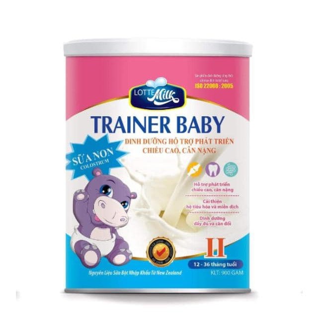 Sữa cho bé Thiên Sa TRAINER BABY II dành cho trẻ từ 12-36 tháng hộp 900g (date mới, HSD 2022)