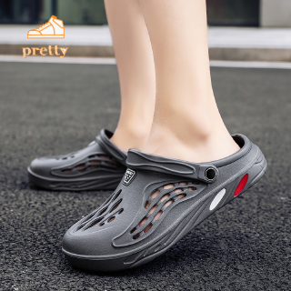 Dép nhựa dẻo chống thấm nước và thoáng khí size 40-45 có 5 màu tùy chọn thời trang cho nam
