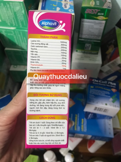 ALPHAVIT ĂN NGON,NGỦ TỐT CHO BÉ