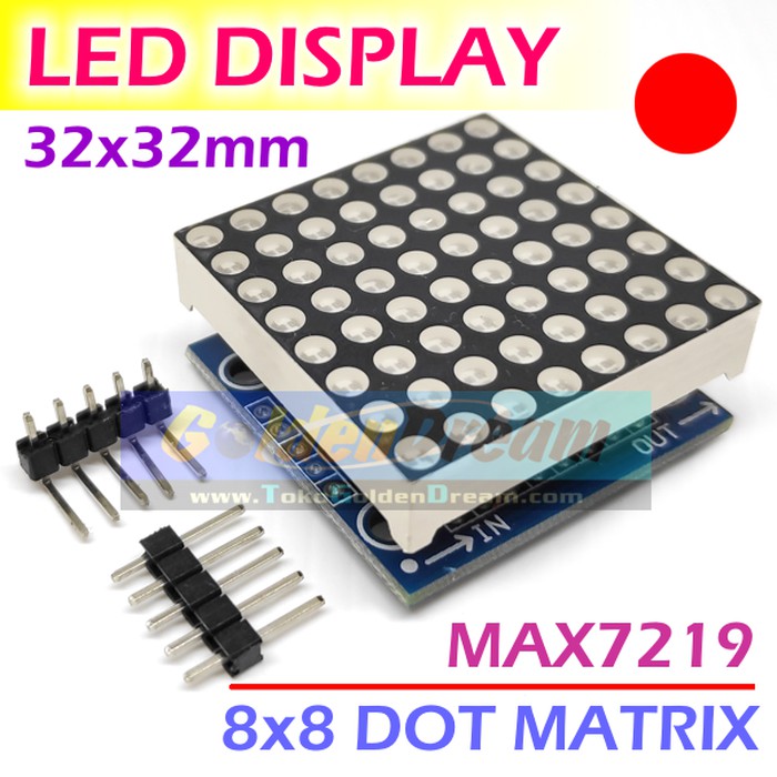 Mô Đun Ma Trận Ma Trận Max7219 8x8 Max 7219 Arduino