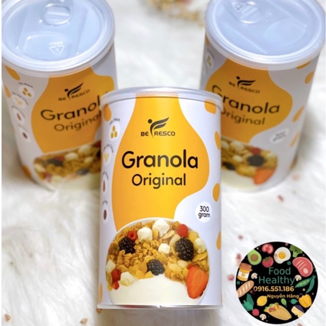 Ngũ cốc ăn kiêng Granola orgrinal befresco 300g