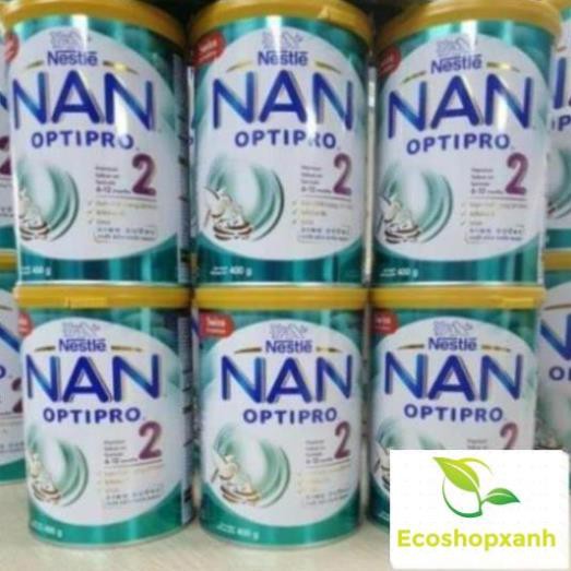 Combo 3 lon Sữa NAN OPTIPRO 2 Mẫu Mới 400g (Date 2021)