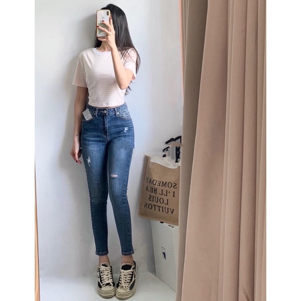 Quần Jean Skinny 9 tấc Xuất Chuẩn 3Đ