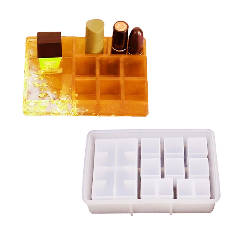 Khuôn Silicone Làm Hộp Đựng Son Môi Diy Tiện Dụng