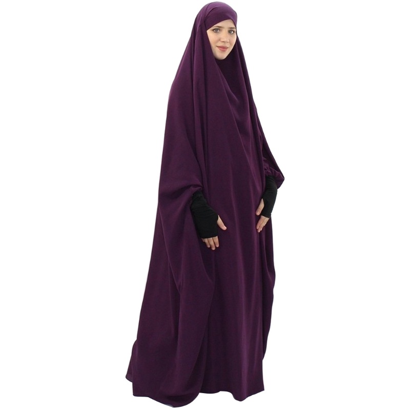 Xiangbao Đầm Hồi Giáo Một Mảnh Che Phủ Toàn Diện Cho Nữ Lễ Hội Eid Jilbab Qua Đầu Abaya Kaftan Dubai