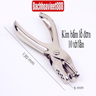 Kìm bấm lỗ đơn dụng cụ bấm lỗ cầm tay giấy nhựa hữu dụng