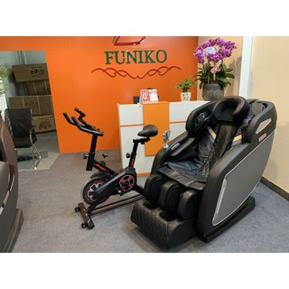 [TẶNG XE ĐẠP TẬP][BẢO HÀNH 10 NĂM] - Ghế massage 3D di chuyển phiên bảng nâng cấp Funiko F10 Plus