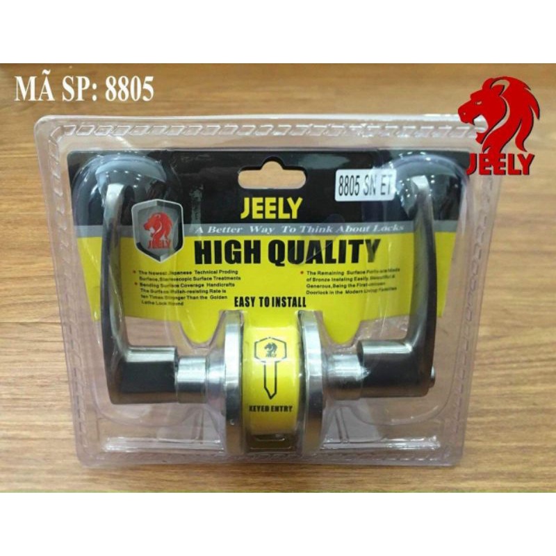 Khoá tay tròn gạt Jeely K8805