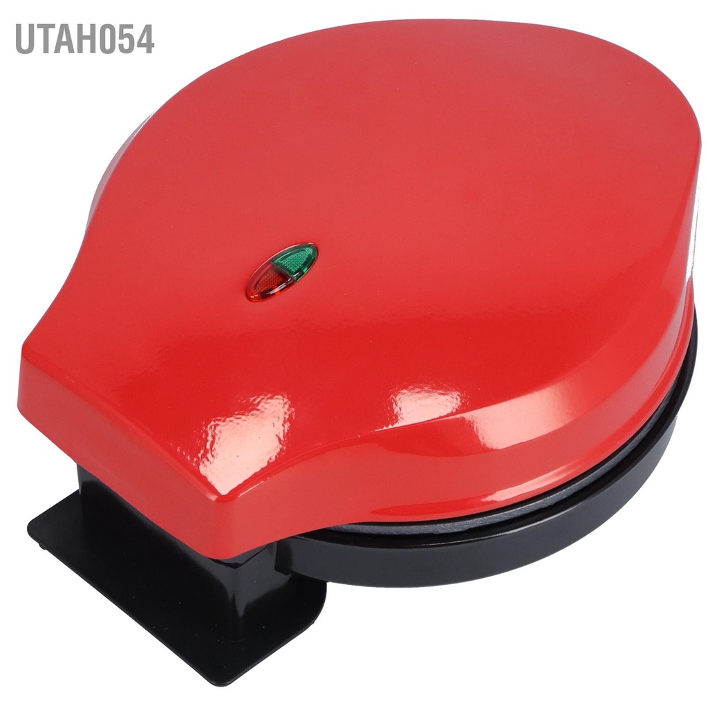 Utah054 1200W 7 lỗ Máy làm bánh rán hai mặt ăn sáng sưởi ấm cho nhà bếp gia đình Sử dụng EU Cắm 220‑240V