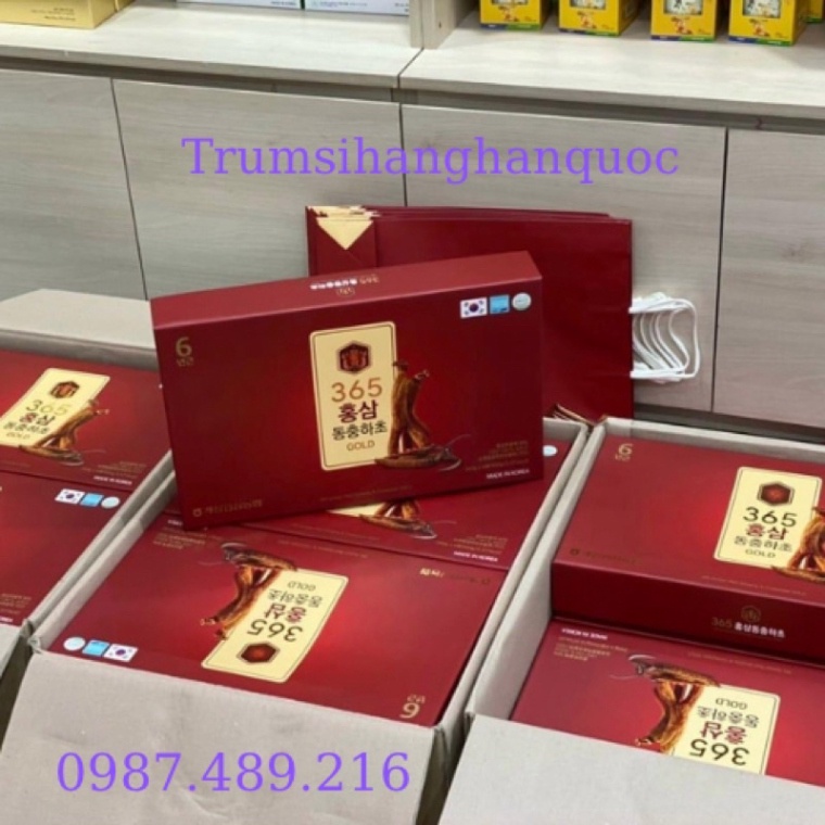 HÀNG MỚI VỀ] Cao Hồng Sâm Đông Trùng Hạ Thảo 365 HÀN QUỐC, Hộp 4 Lọ x 240gr [ Hàng Mới Về ]