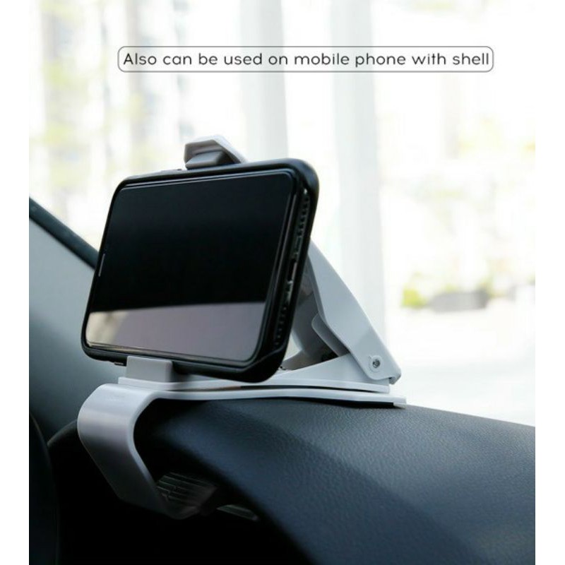 Bộ đế giữ điện thoại dùng trong xe hơi Baseus Mouth Car Holder (Mount Clip, Clamp Adjustable Phone Holder Stand)