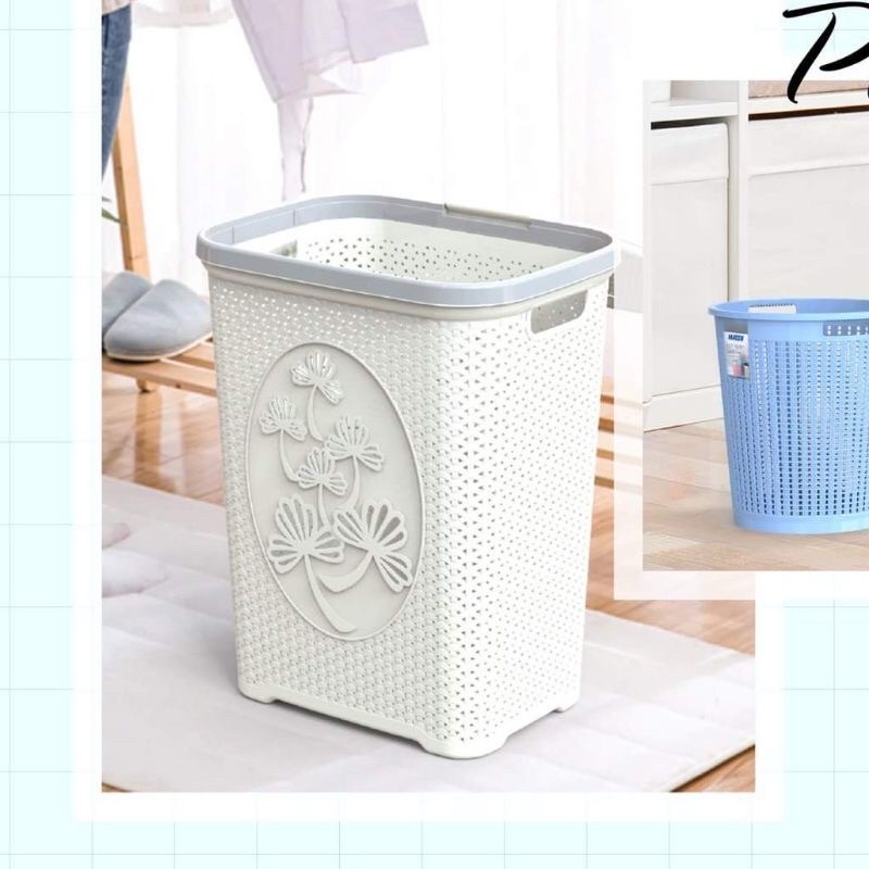 Sọt nhựa duy tân Chữ Nhật Đan Có Năp