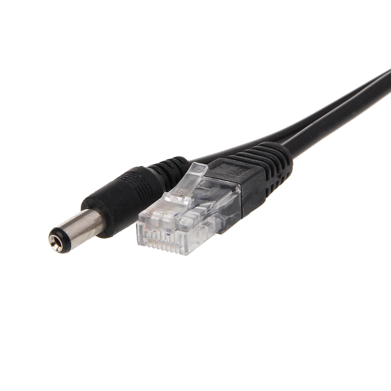 Set dây cáp tăng áp POE và dây cáp chia nguồn POE RJ45 Ethernet 12-48V