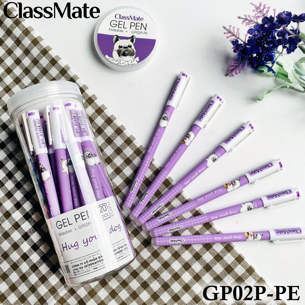 Bút gel xóa được Classmate pets GP02-PE (Thiết kế mới)