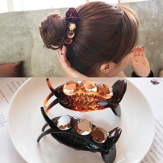 Kẹp càng cua dáng dài đính đá