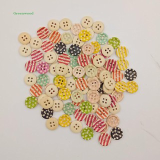 Set 100 cúc áo gỗ 4 lỗ chuyên dụng