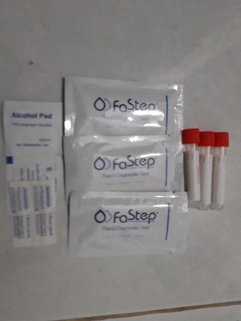 Bộ 3 que test nhanh HIV tại nhà FASTEP HIV 1/2 1 kit chính xác 99,95%