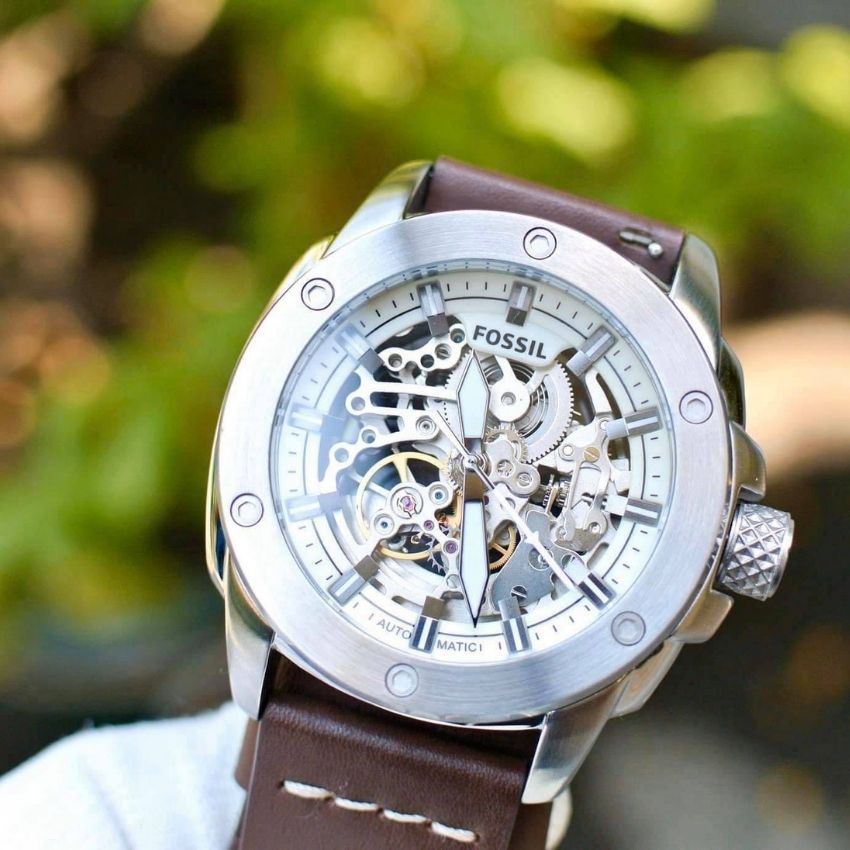 Đồng Hồ Nam Fossil ME3083 Automatic 50mm Dây Da