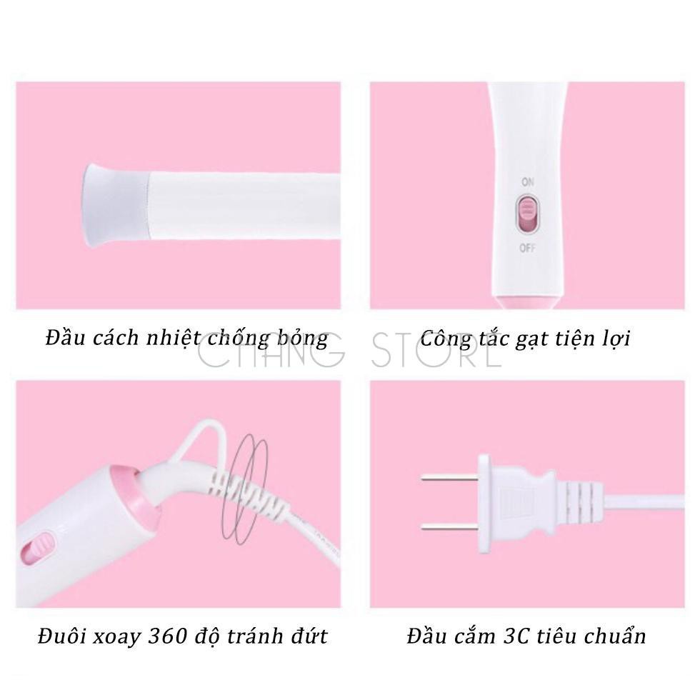 Máy Uốn Tóc Xoăn Cầm Tay Xoay 360 Tự Động