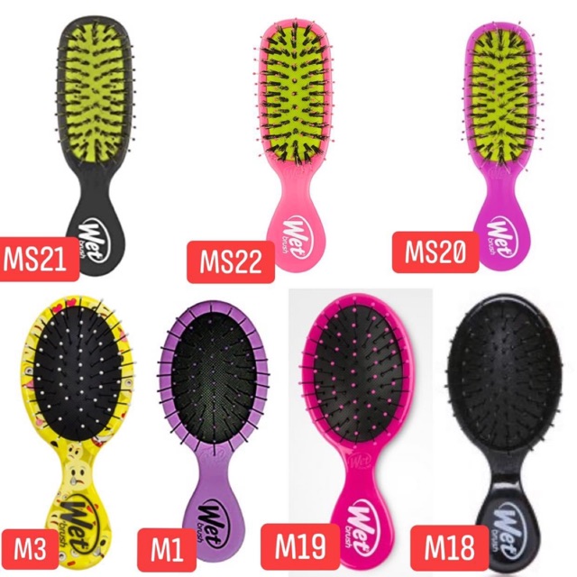 [SẴN] Lược gỡ rối Wet Brush mini size vợt sale