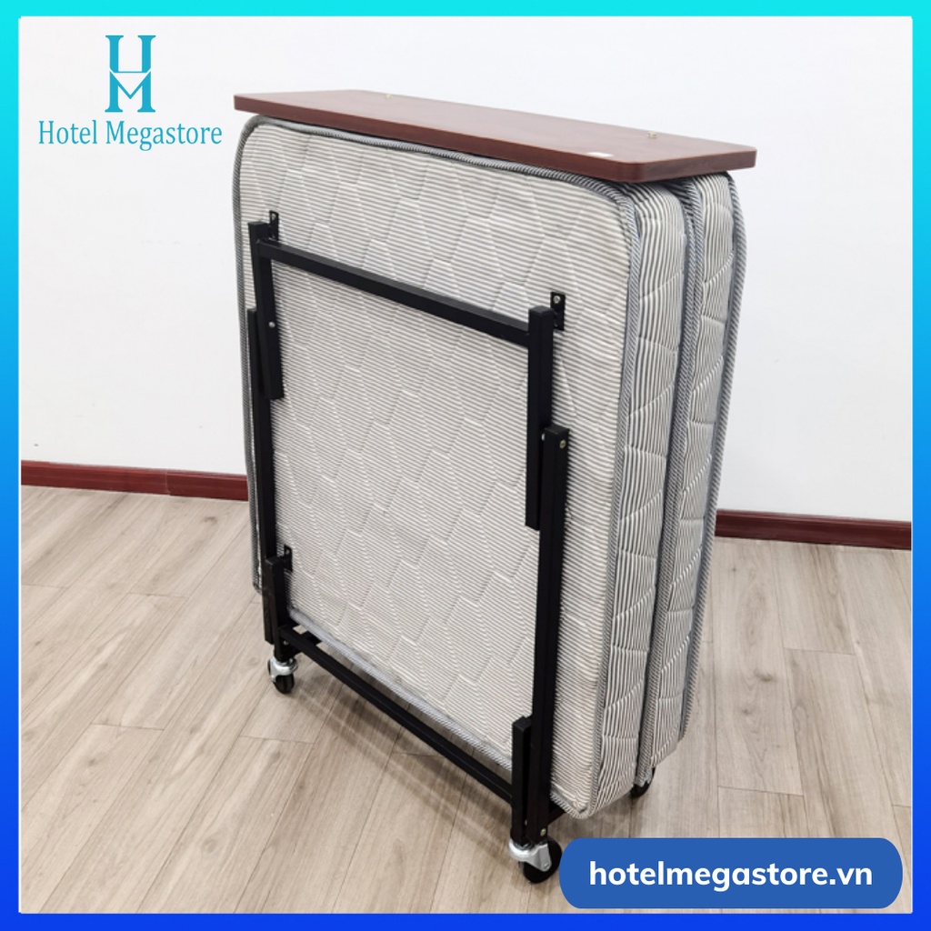 GIƯỜNG GẤP EXTRA BED 9CM - NỆM MOUSSE KHUNG SẮT SƠN TĨNH ĐIỆN