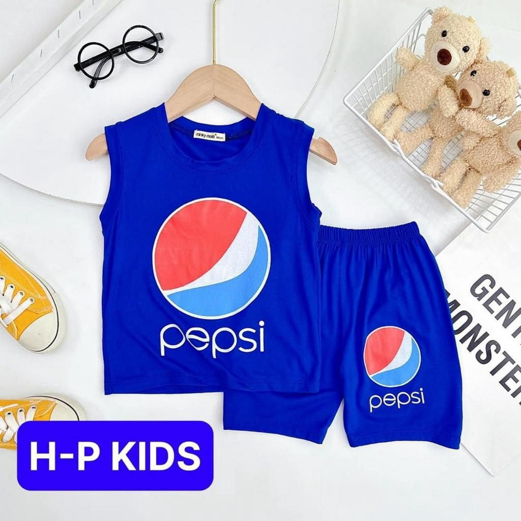 Bộ sát nách Minky Mom thun lạnh size 8-27kg in hình nước ngọt cho bé trai bé gái - Voi kids shop